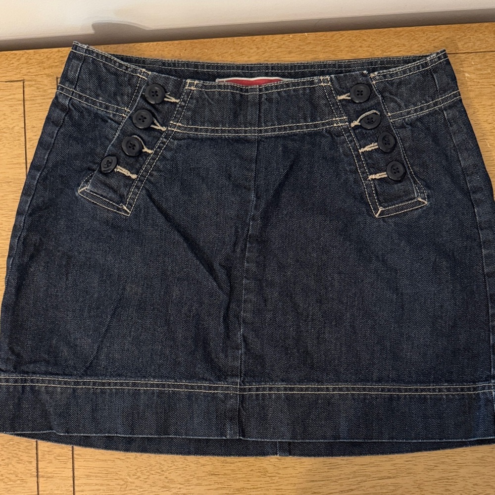 GAP Dark Blue Denim Mini Skirt